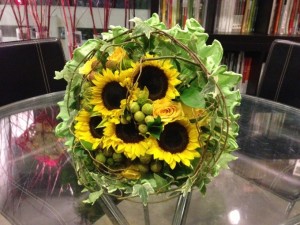 bouquet, sunflower, flower, myreika