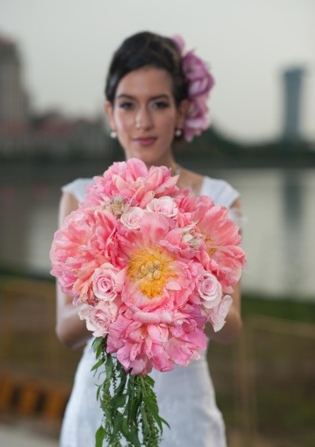 myreika, flower, peony, bouquet, amaranthu, wedding