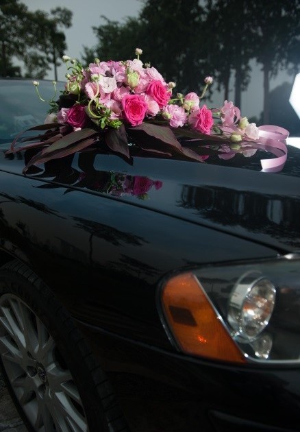 car, floral, decoration, myreika, wedding